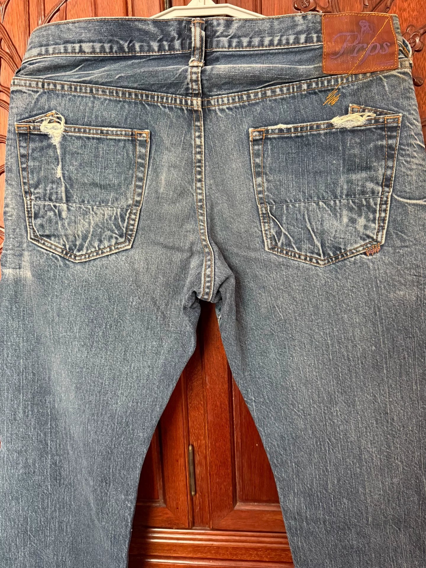 PRPS Men's Blue Jeans Paint Splatter