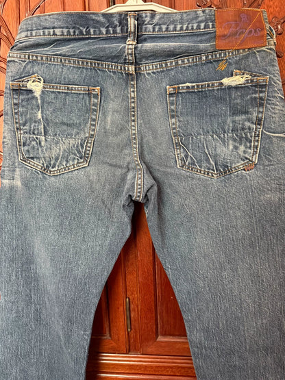 PRPS Men's Blue Jeans Paint Splatter