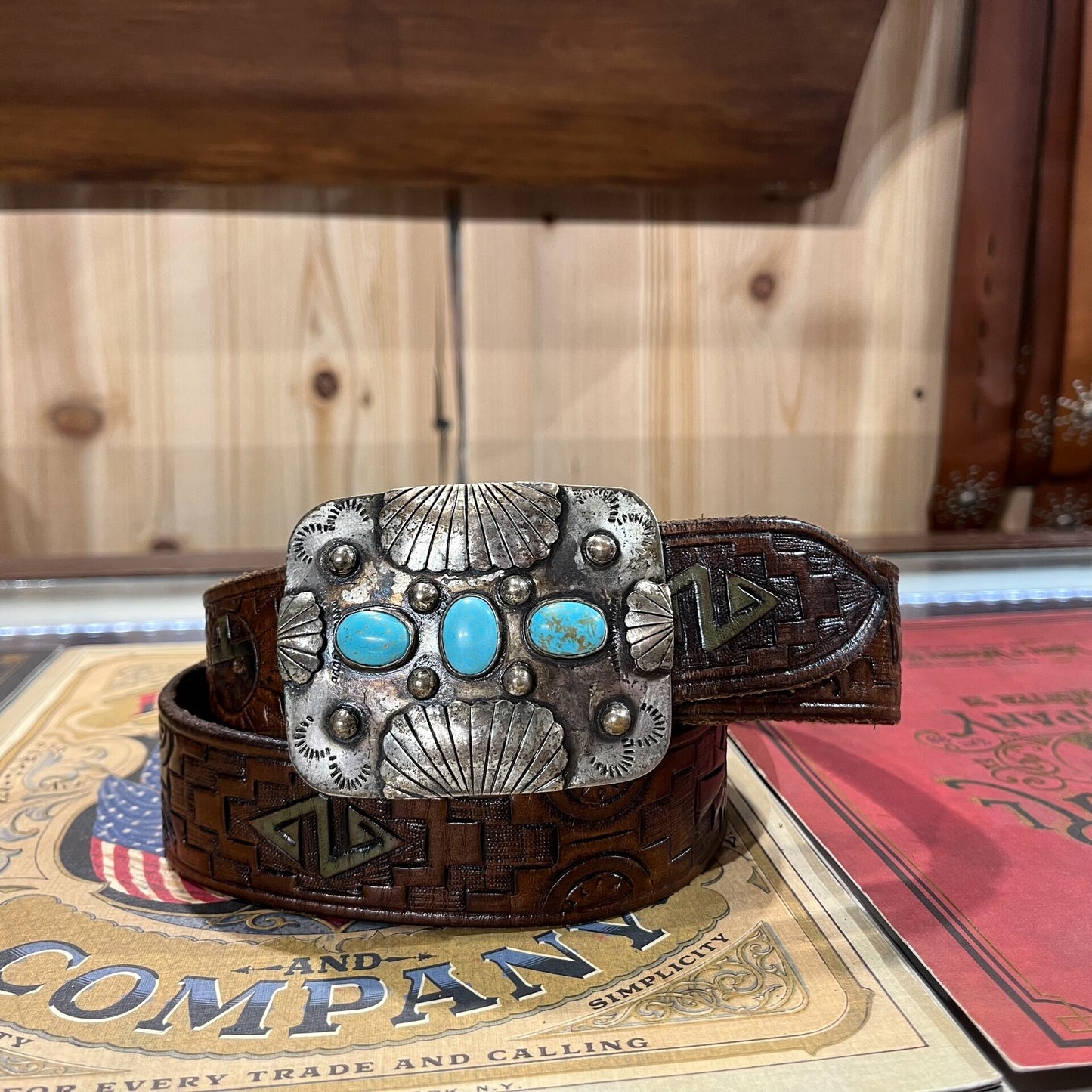 Vintage RRL Ralph Lauren Leather Belt