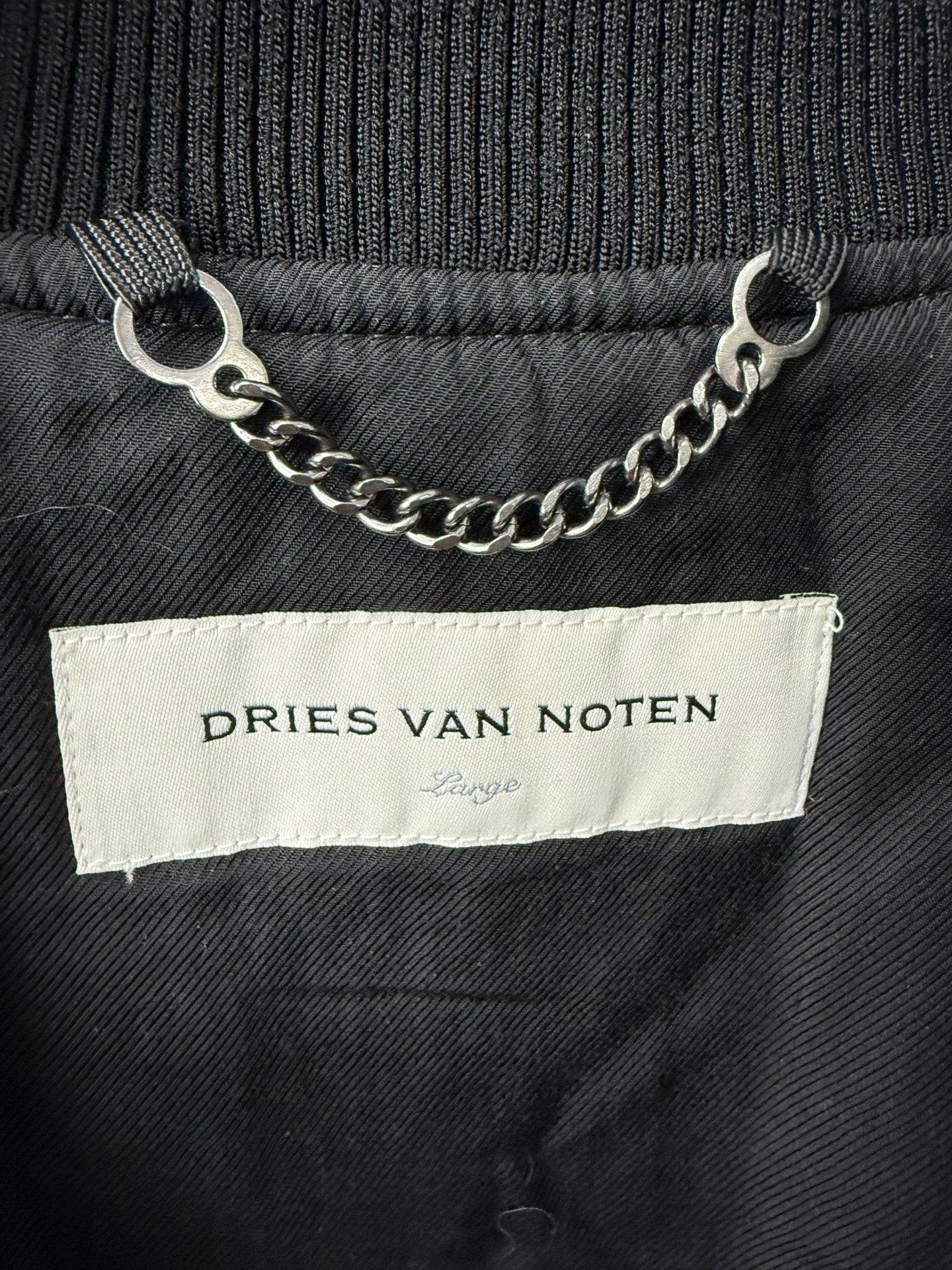 Dries Van Noten Back Zip Bomber Jacket