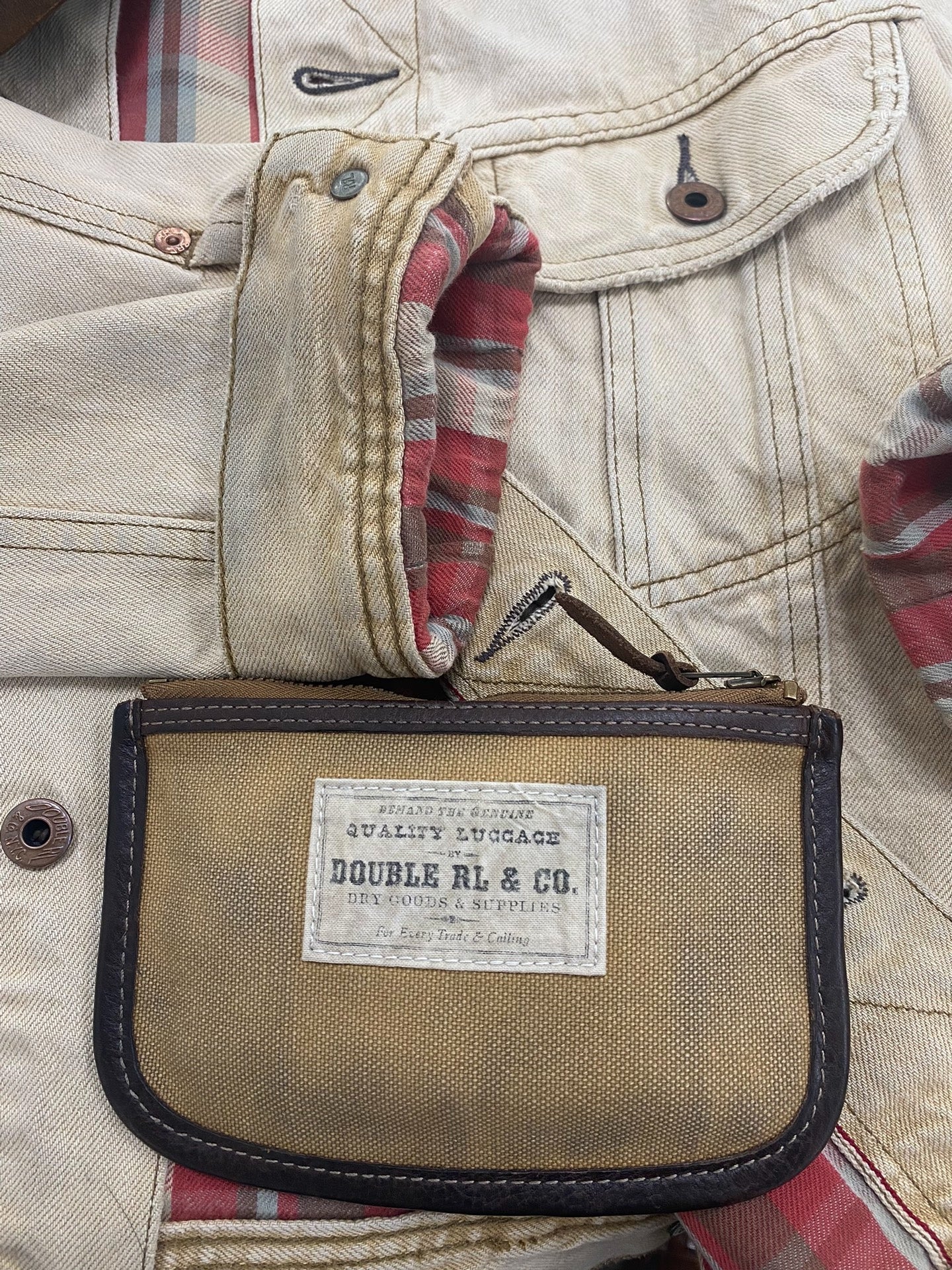 RRL Vintage Military Canvas Wallet