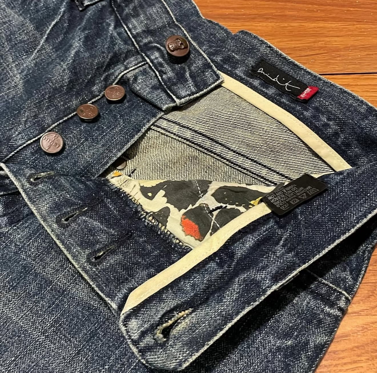 Vintage Levi's FW08 Hirst Skull Jeans