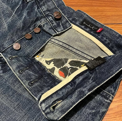 Vintage Levi's FW08 Hirst Skull Jeans