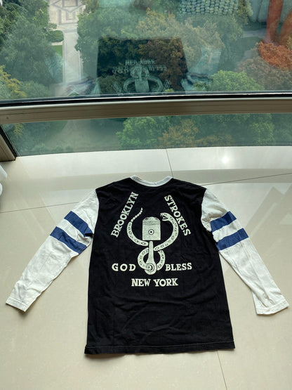 brooklyn strokes long sleeve graphic tee
