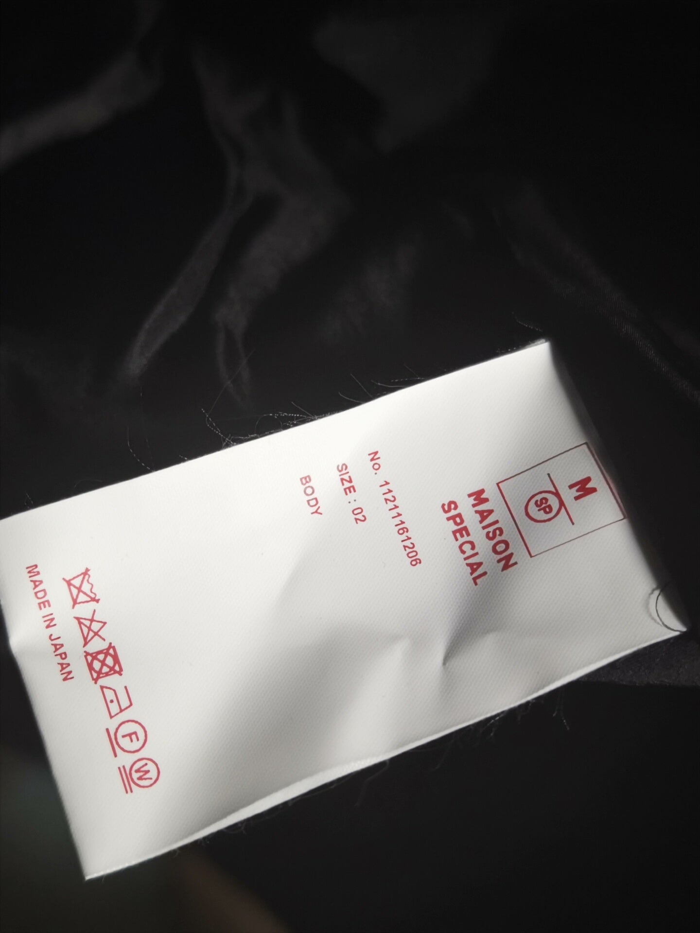 long black coat from maison special