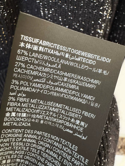 Saint Laurent Metallic Thread Cardigan