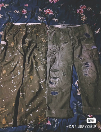 Ralph Lauren Distressed Paint Work Pants