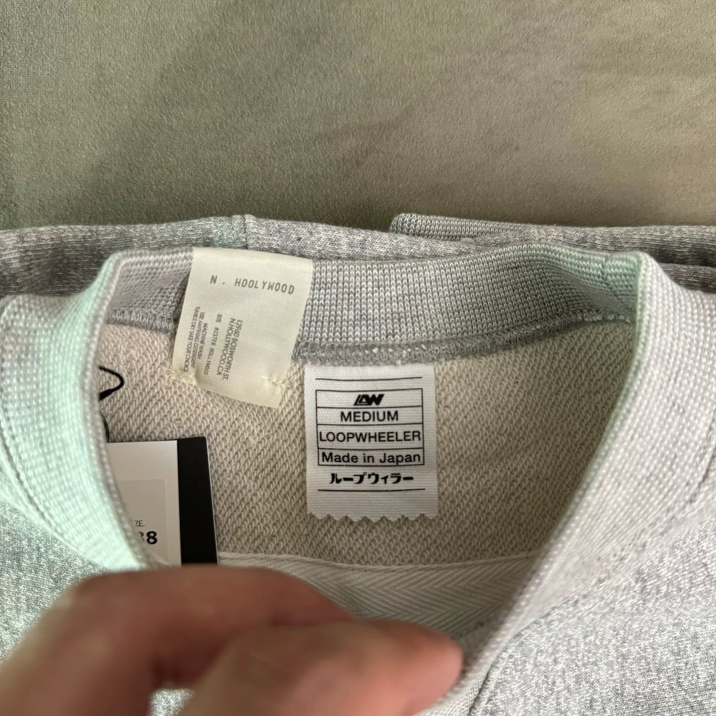 N.HOOLYWOOD x LOOPWHEELER 22SS Sweatshirt