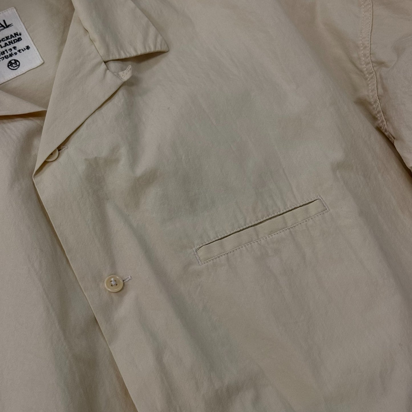 nanamica 22SS Open Collar Wind Shirt