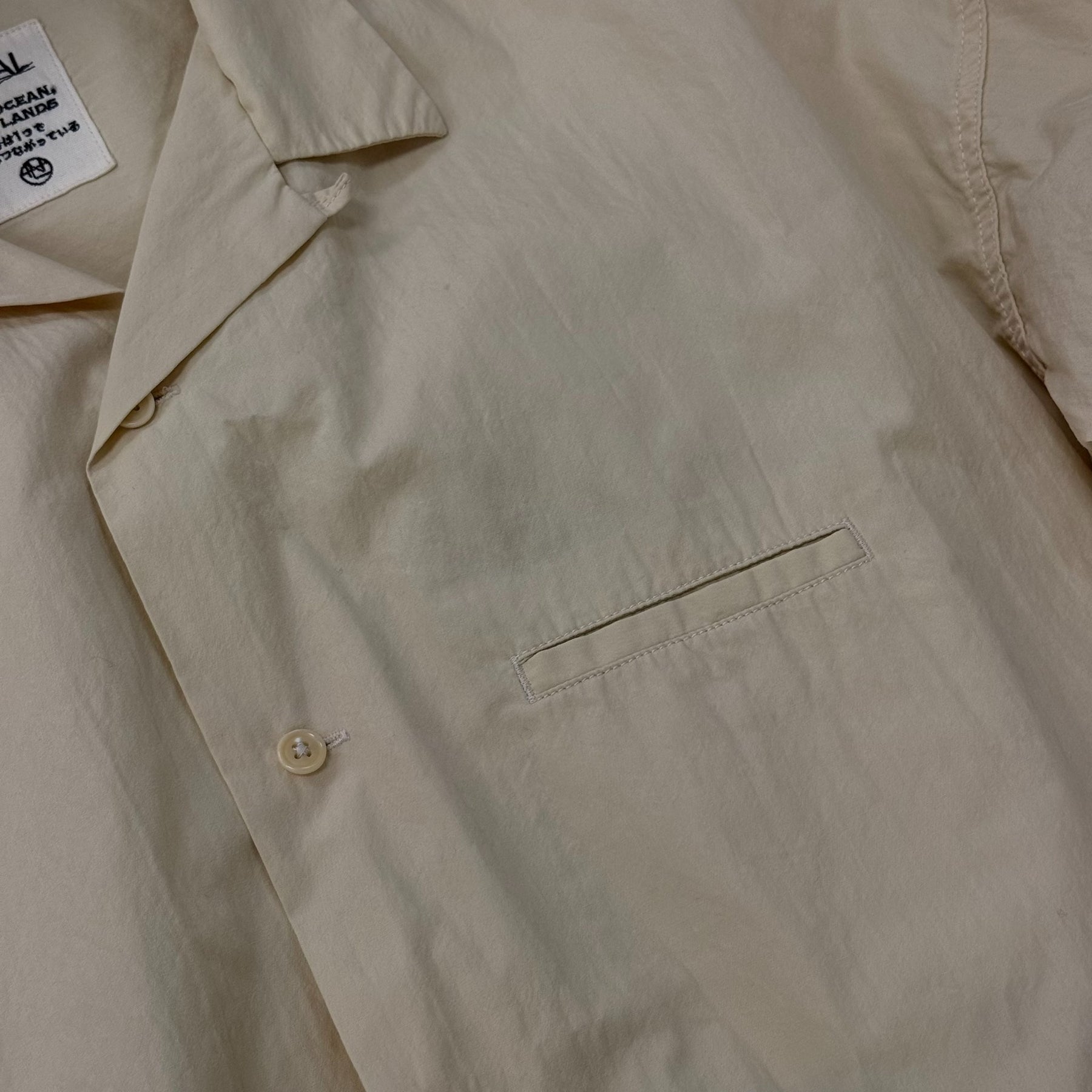 nanamica 22SS Open Collar Wind Shirt