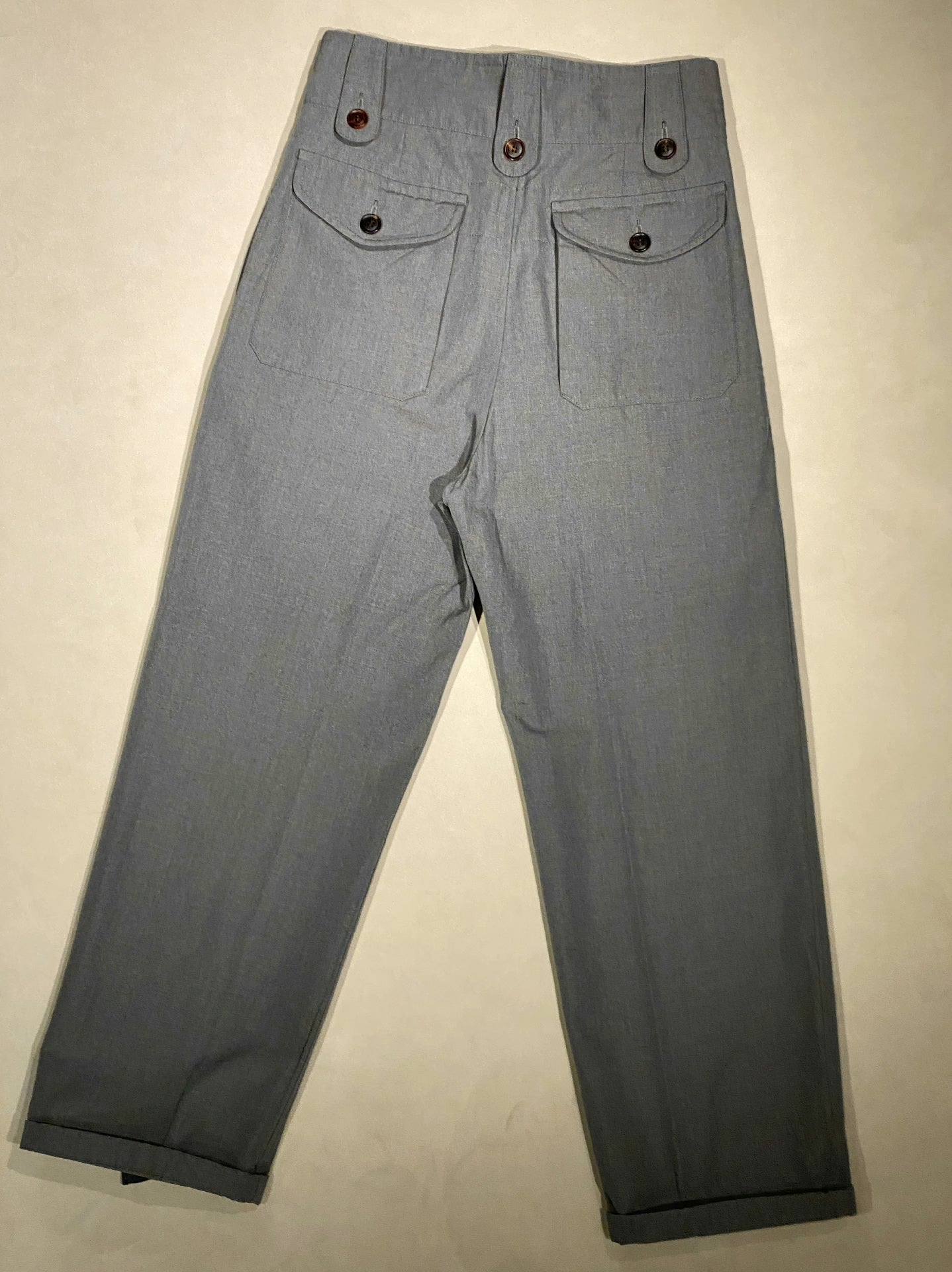 VisVim Gray Multi-Pocket Pants