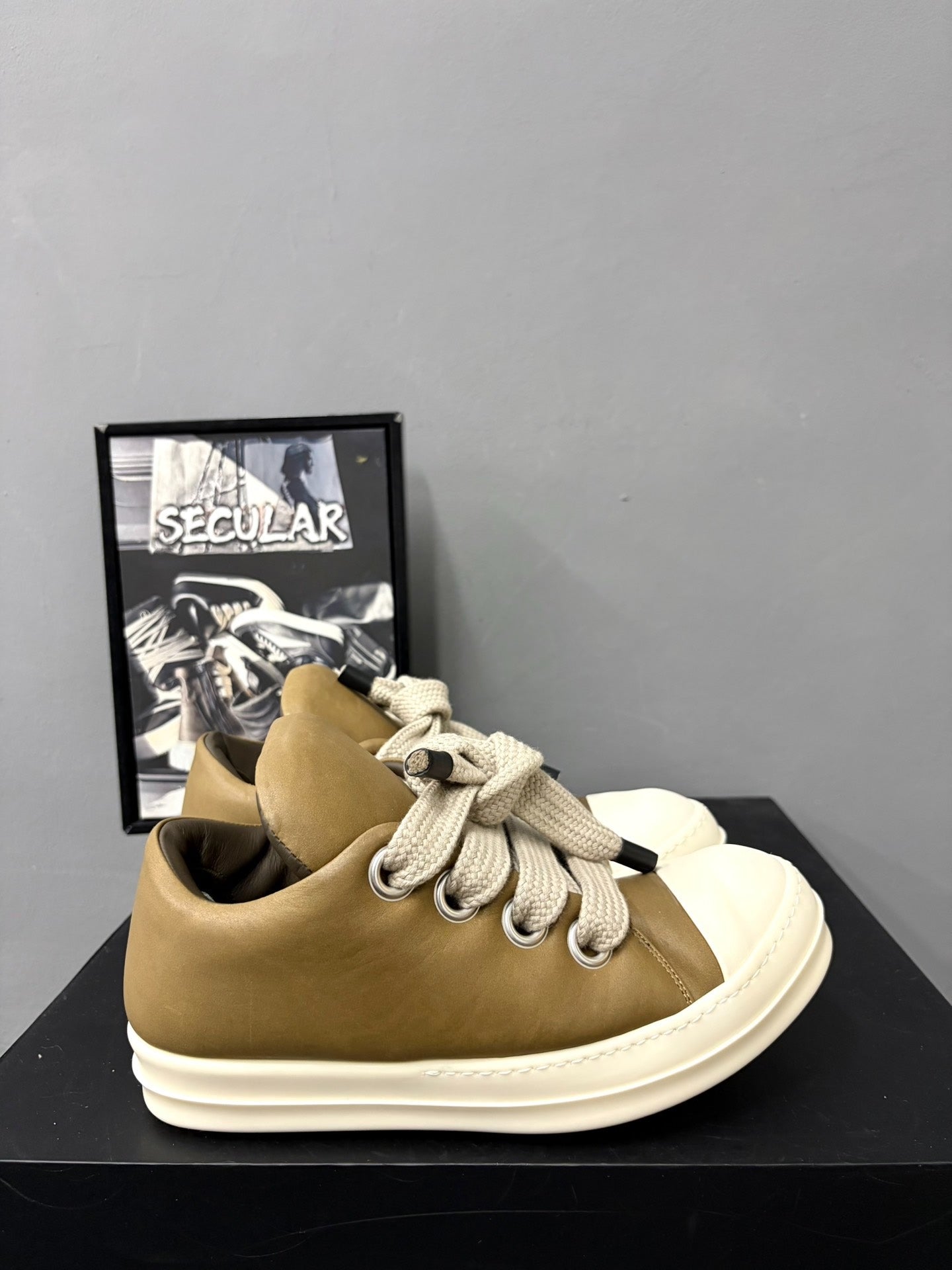 Rick Owens Main Line Low-Top Chunky Sneakers