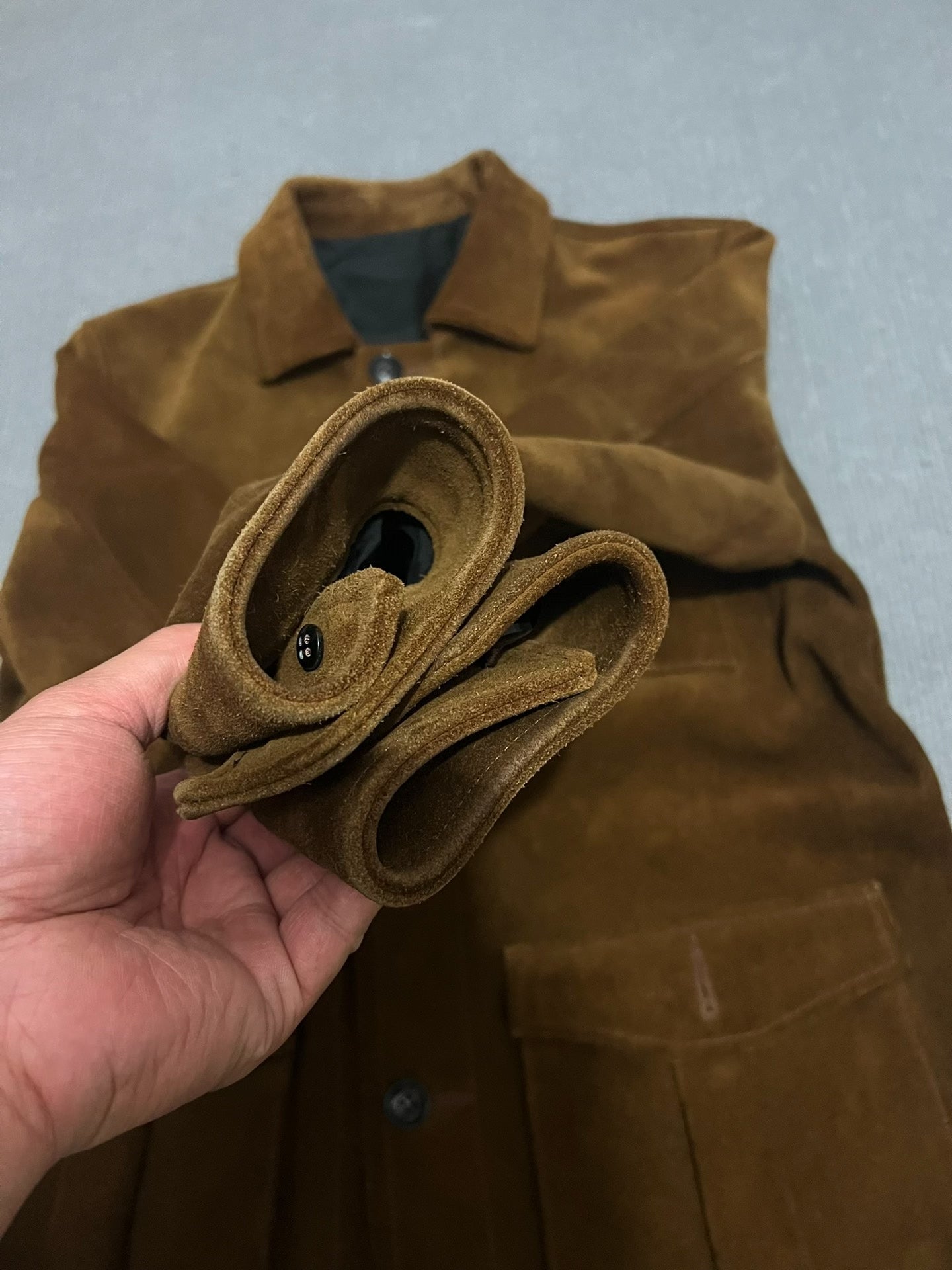 Vintage Suede Work Leather Jacket