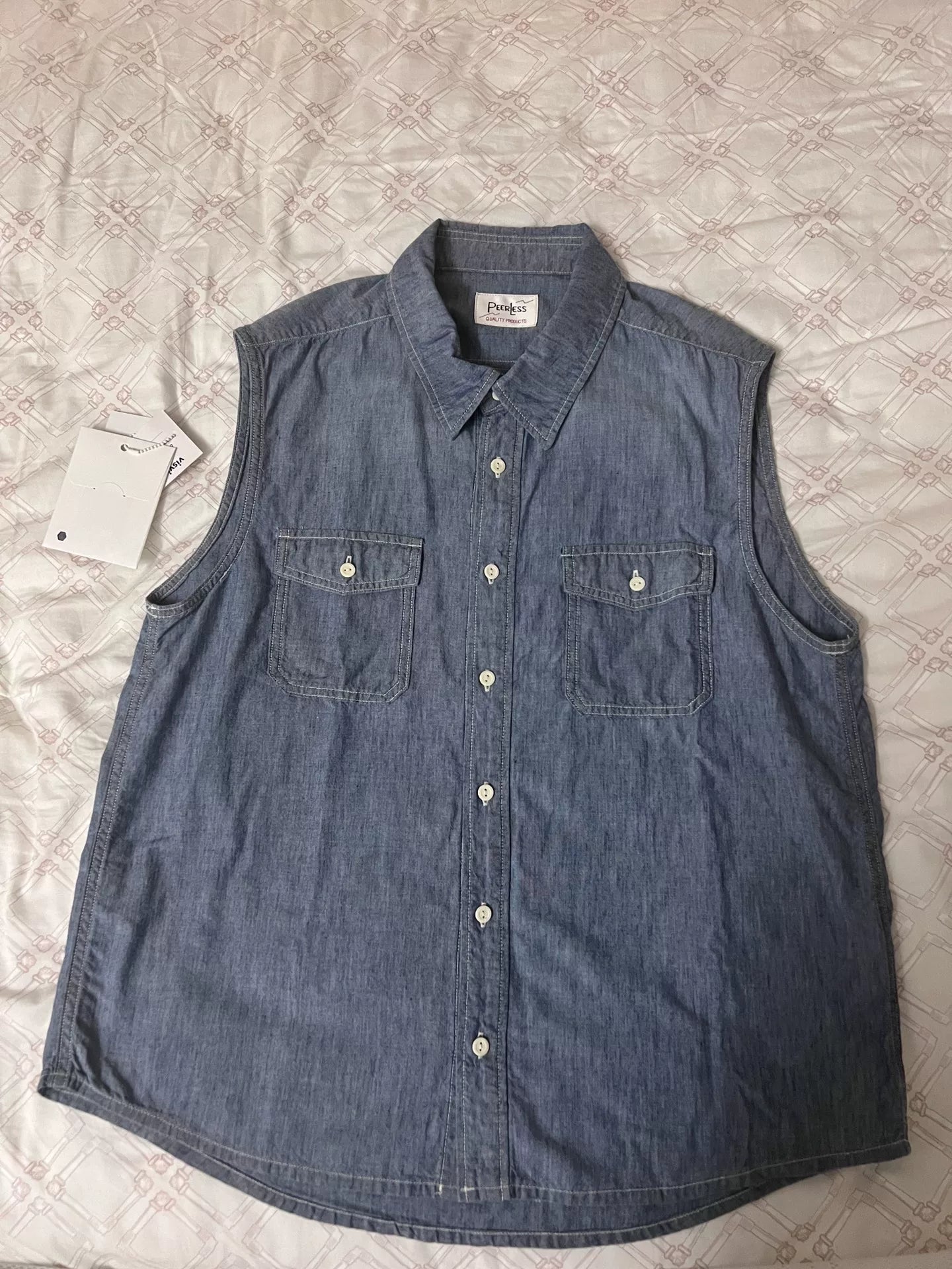 VISVIM 22SS Cut Off Chambray Shirt
