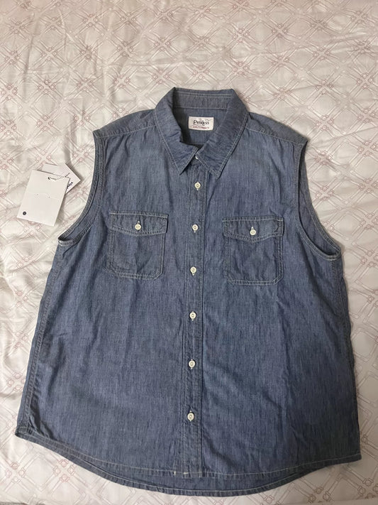 VISVIM 22SS Cut Off Chambray Shirt