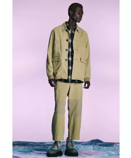 UNDERCOVER 24AW Distressed Retro Back Print Jacket