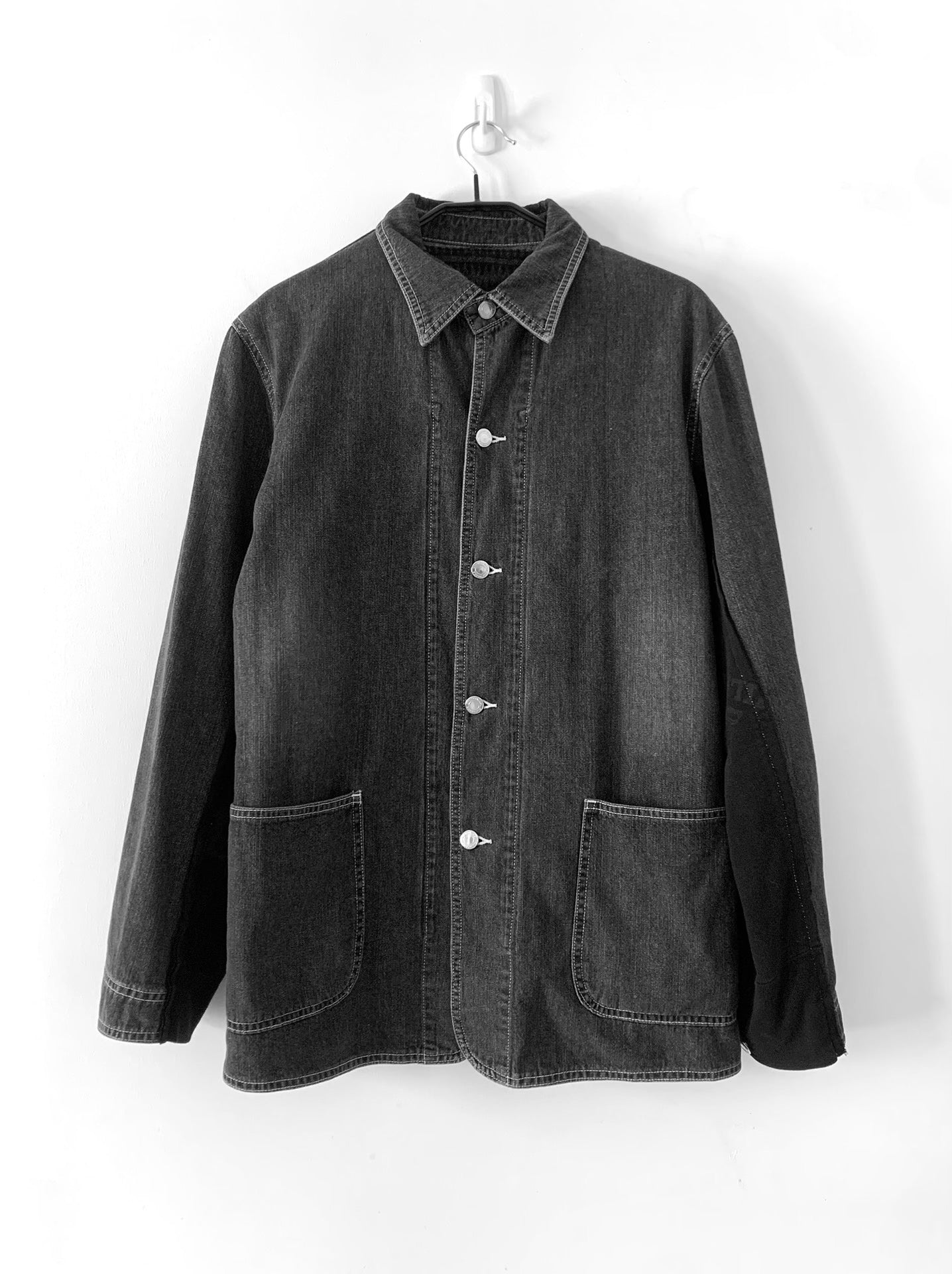 Undercover 02AW Skeleton Washed Denim Jacket