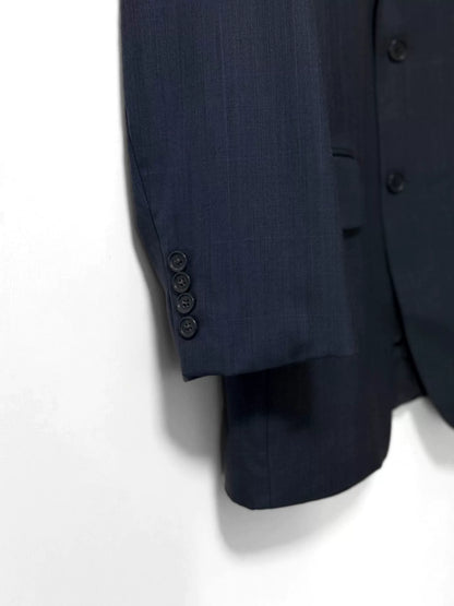 RALPH LAUREN Navy Stripe Casual Blazer