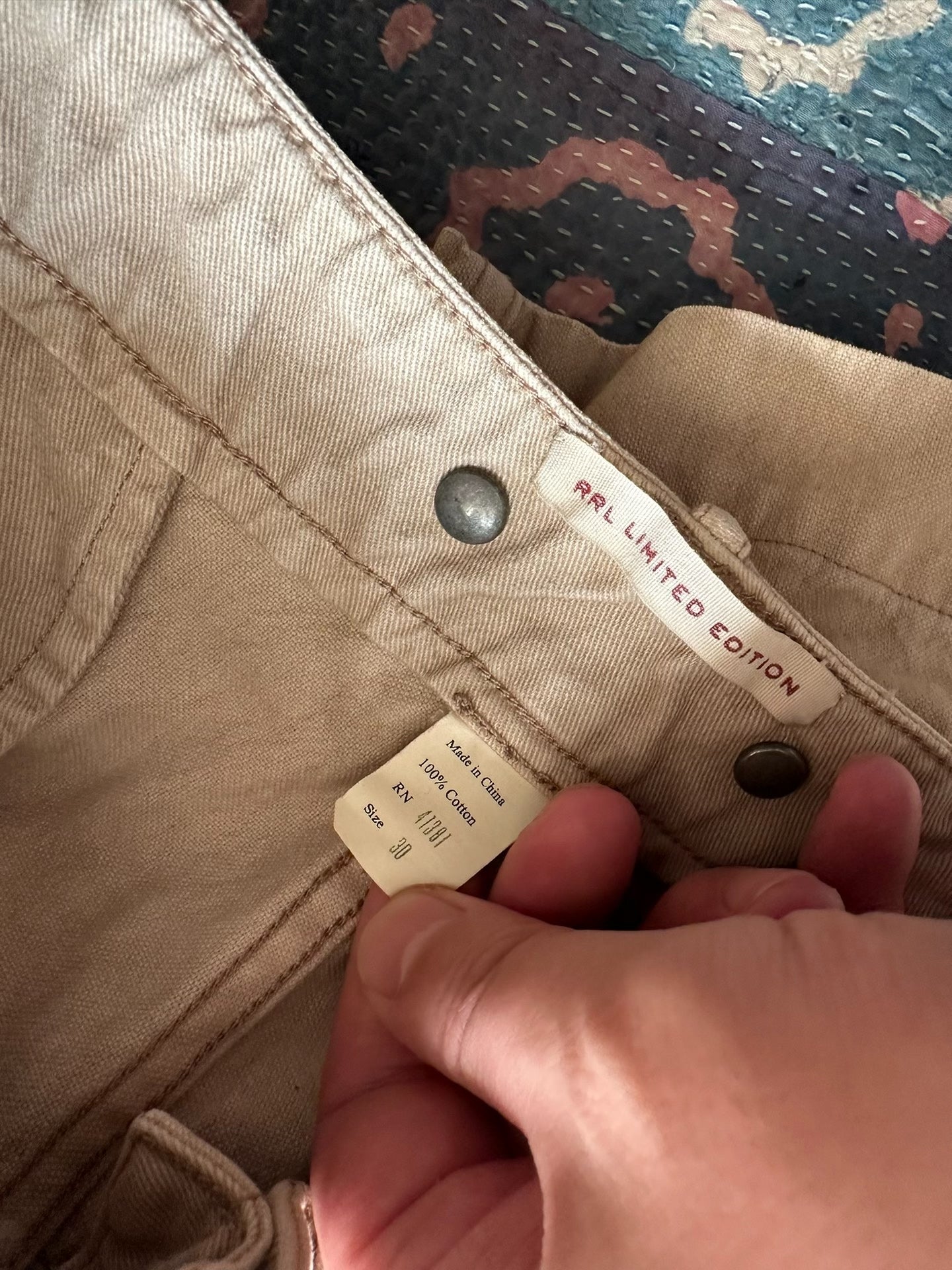 RRL Distressed Limited Shorts