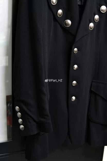 Yohji Yamamoto S/S 2022 Silver Button Jacket