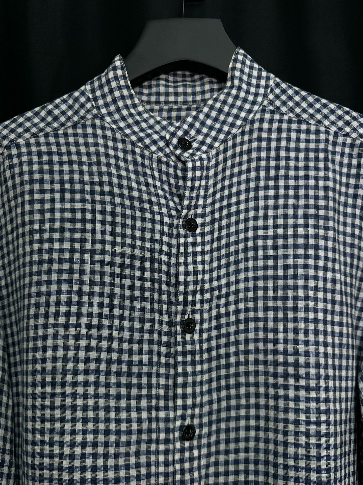 workers style cotton linen shirt