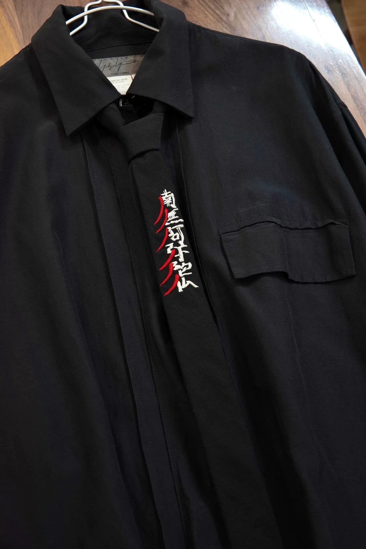 Yohji Yamamoto Pour Homme S/S 2018 Amida Buddha Tie