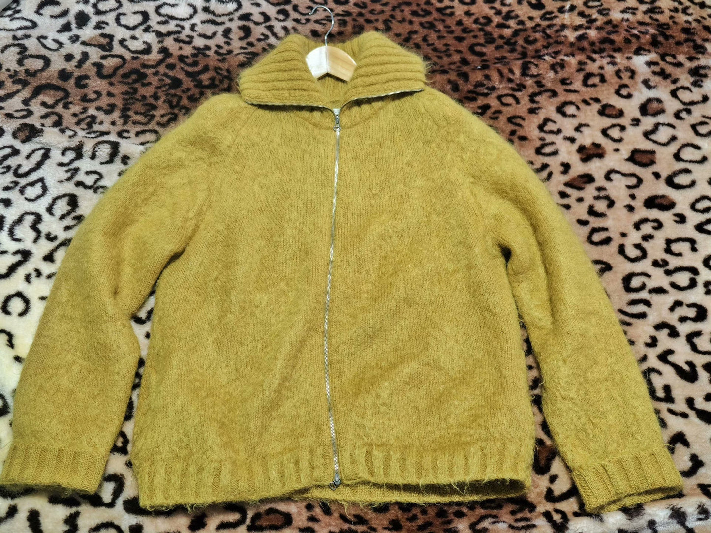 Old Joe Mohair Zip-Up Sweatshirt