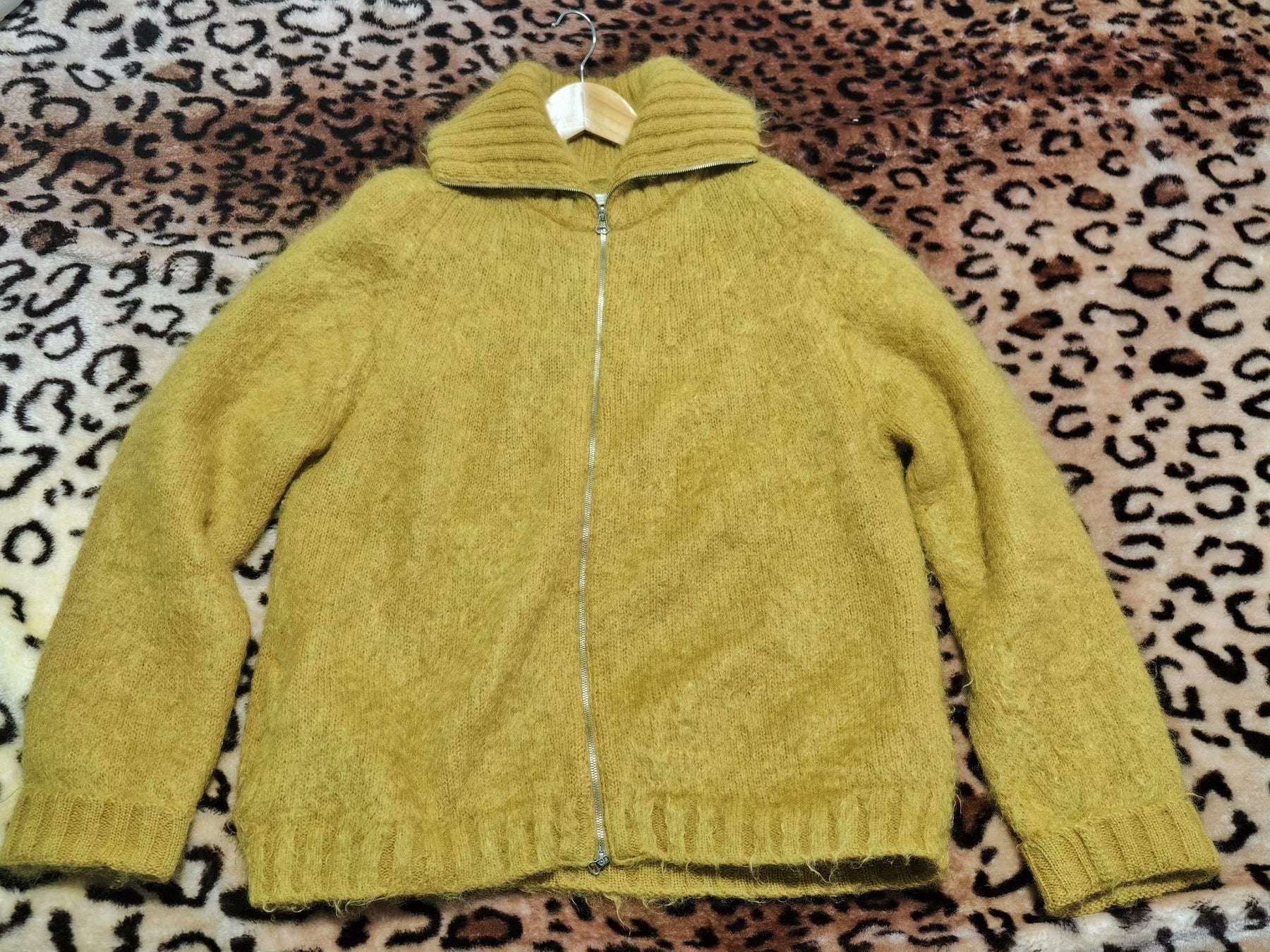 Old Joe Mohair Zip-Up Sweatshirt