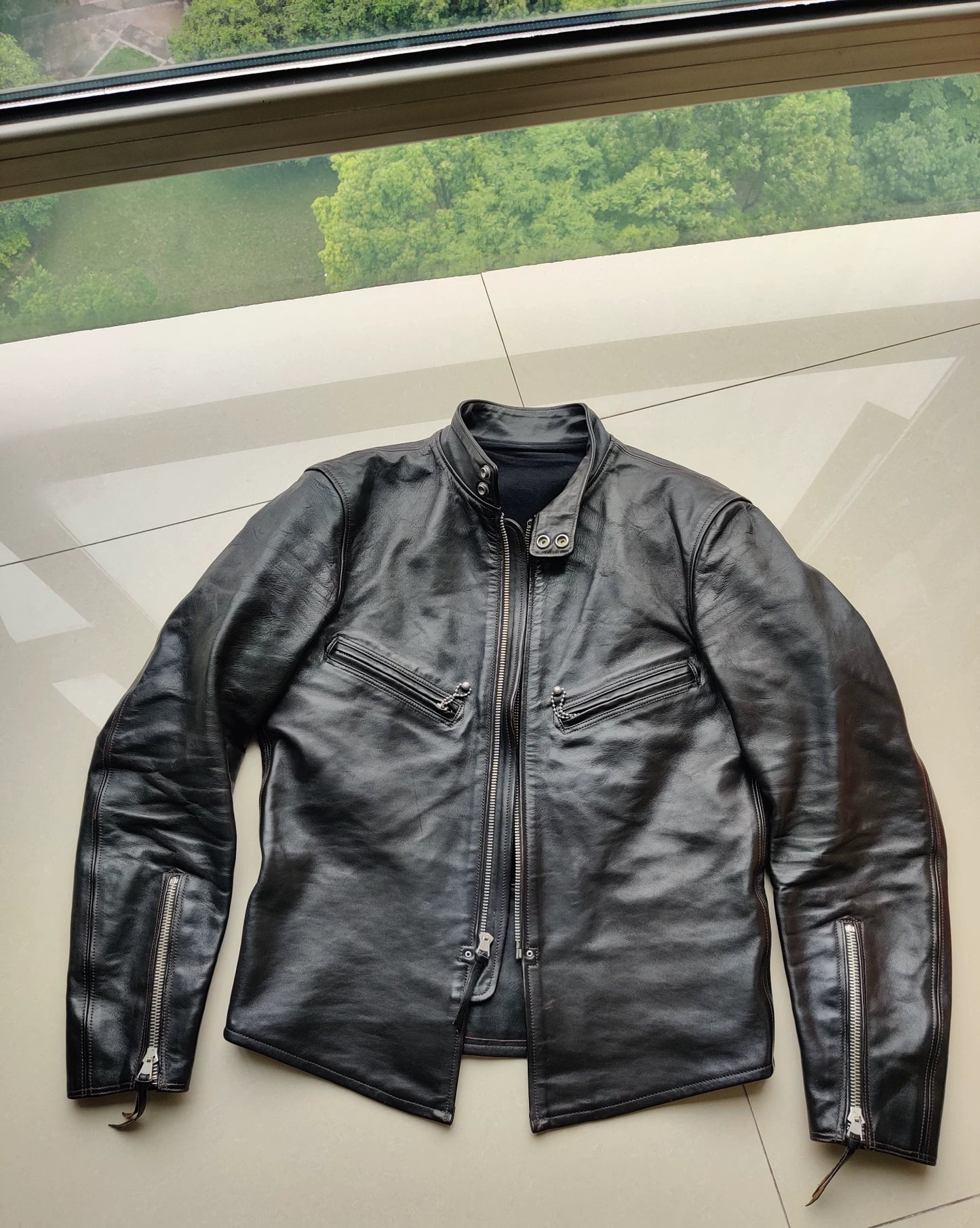 freewheelers leather motorcycle jacket