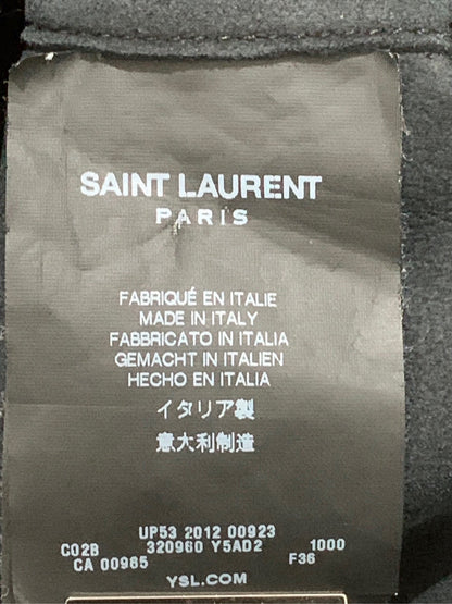 Saint Laurent Lace-Up Front Leather Jacket
