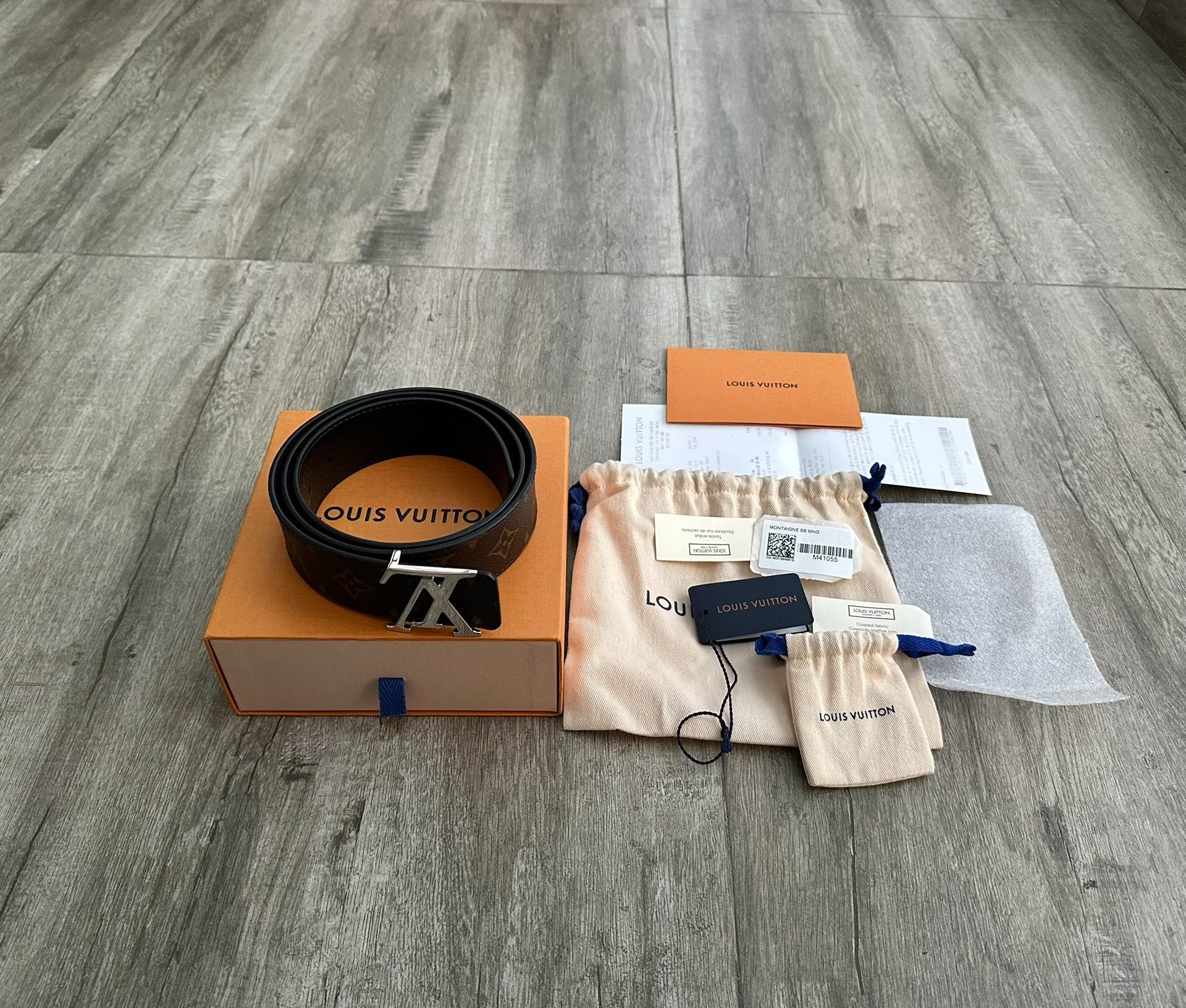 louis vuitton logo leather belt for men