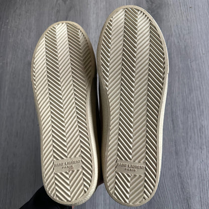 Saint Laurent Suede Court Classic Sneakers