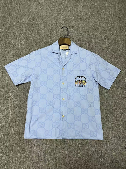 Gucci Cartoon Logo Short Sleeve Shirt