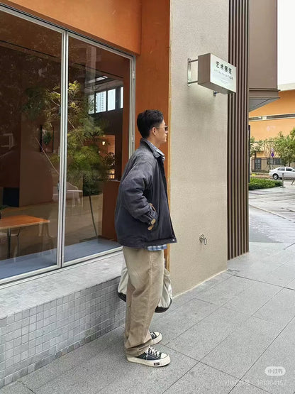 visvim willis blouson coach jacket grey