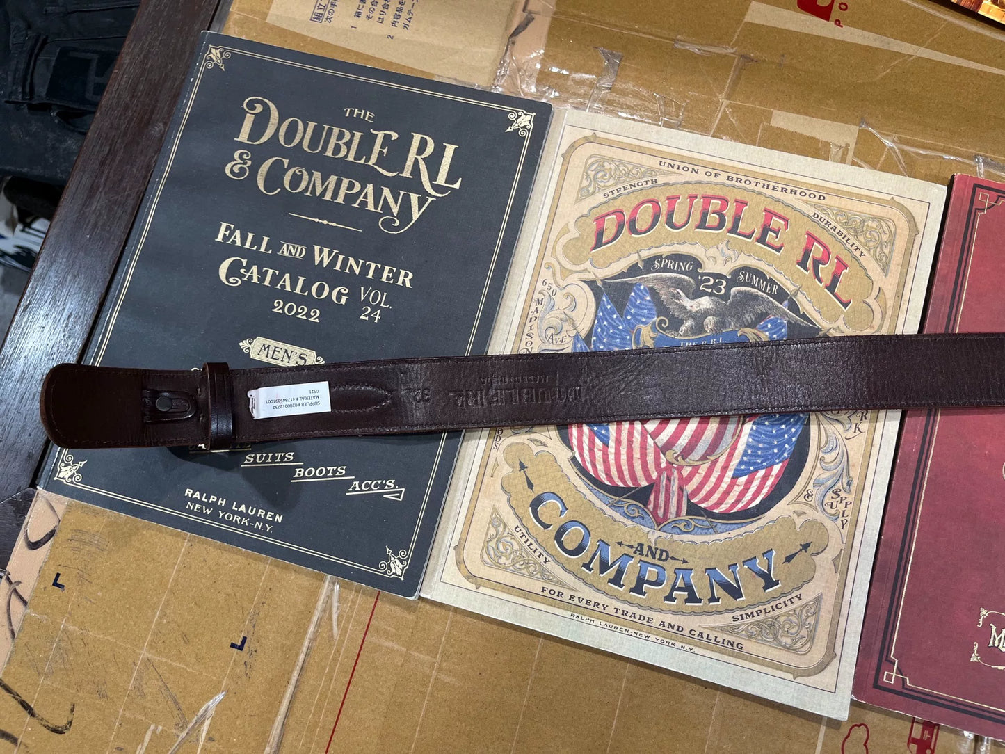 rrl leather ranger belt by ralph lauren