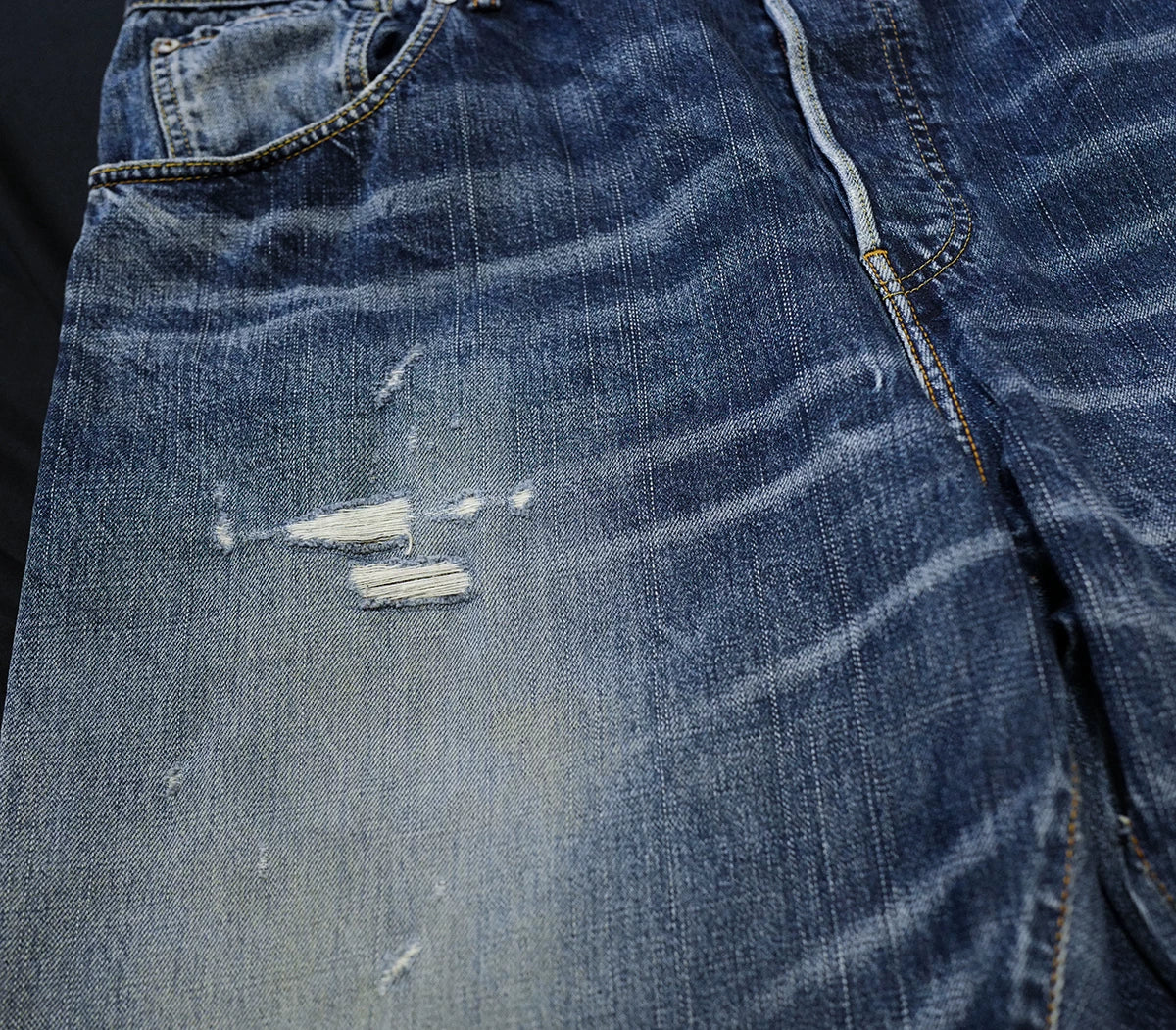 visvim social sculpture dry denim pants 9