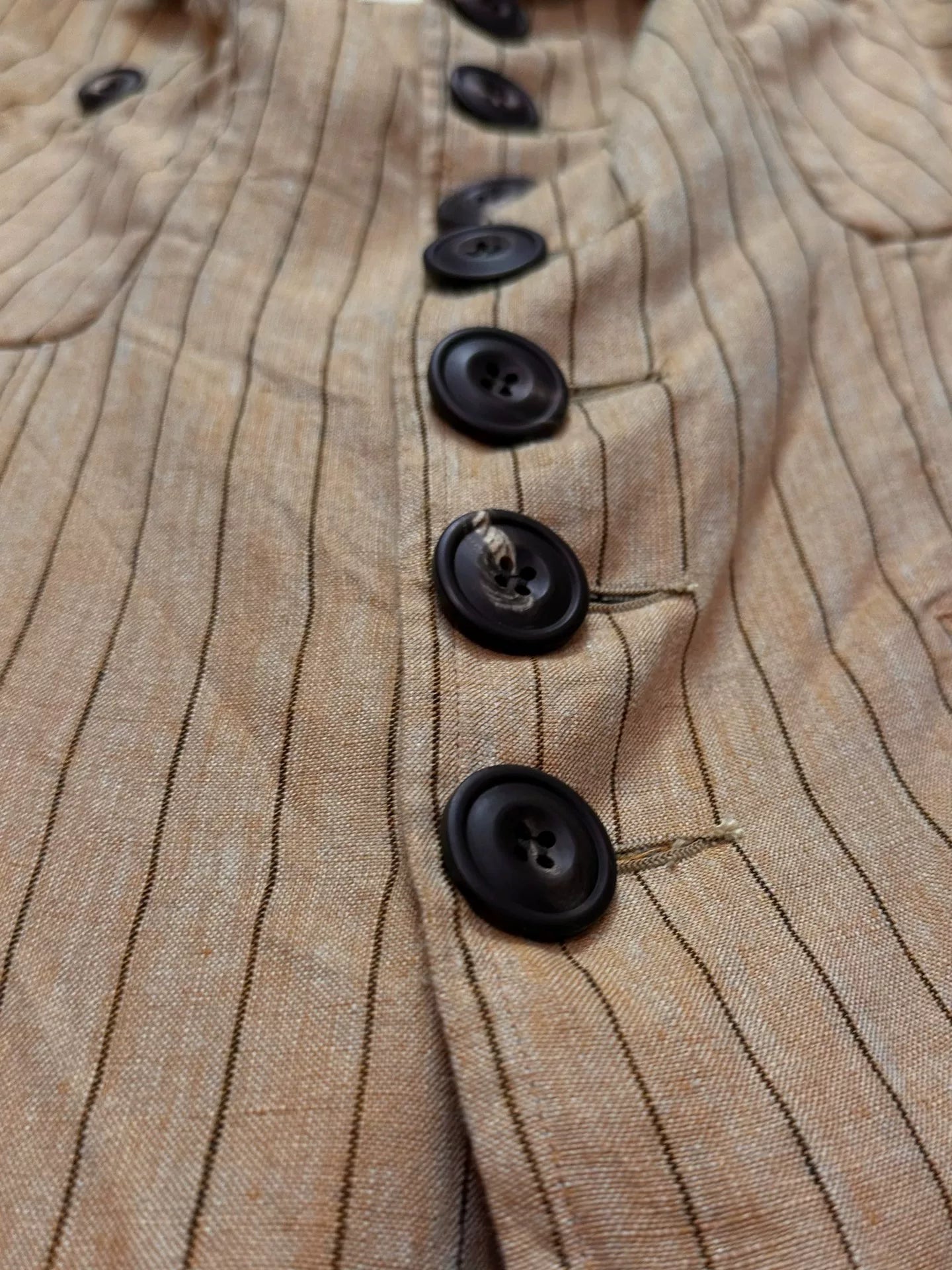 John Alexander Skelton Antique Linen Jacket