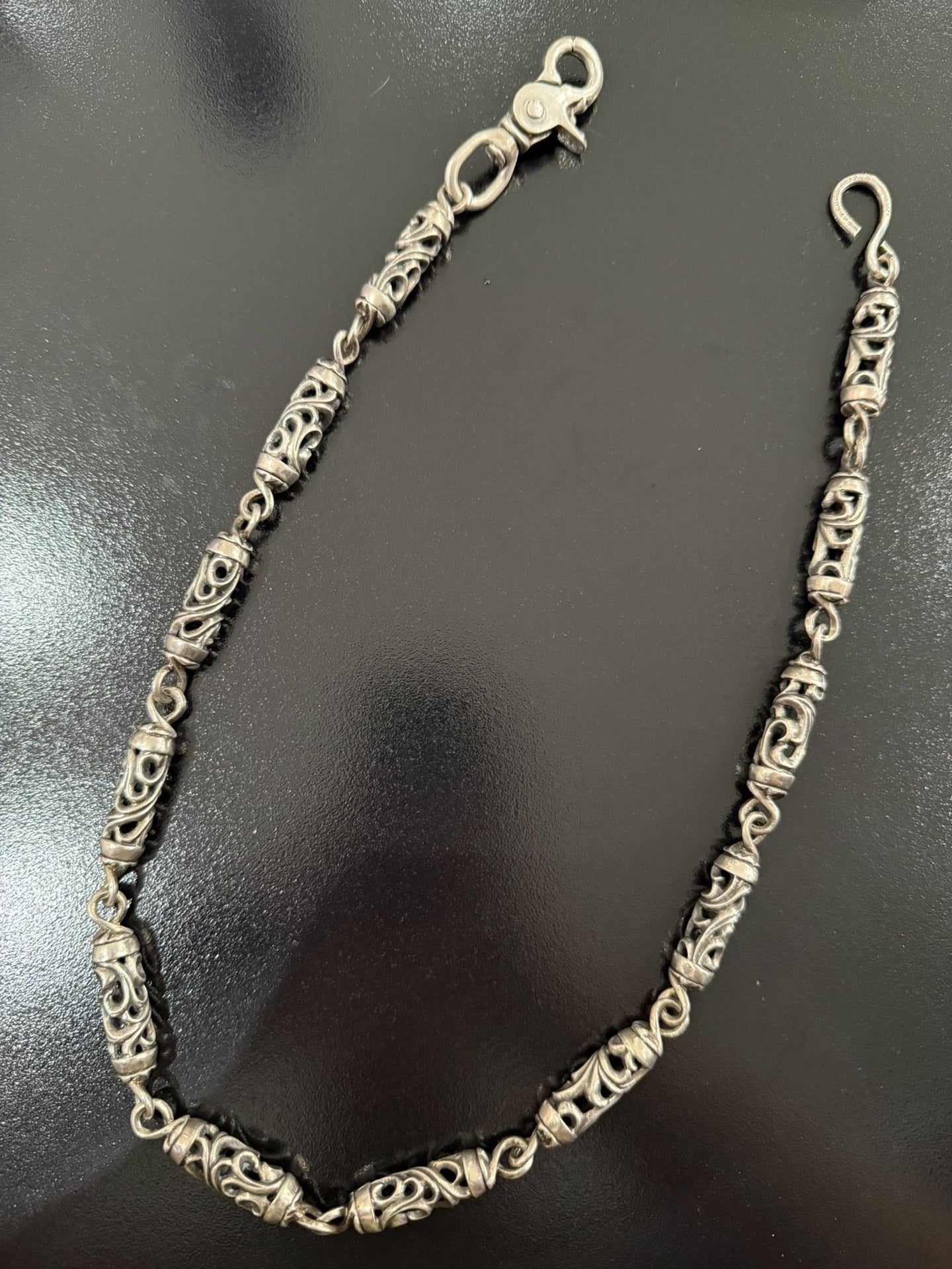 Chrome Hearts Vine Carving Lobster Clasp Pant Chain