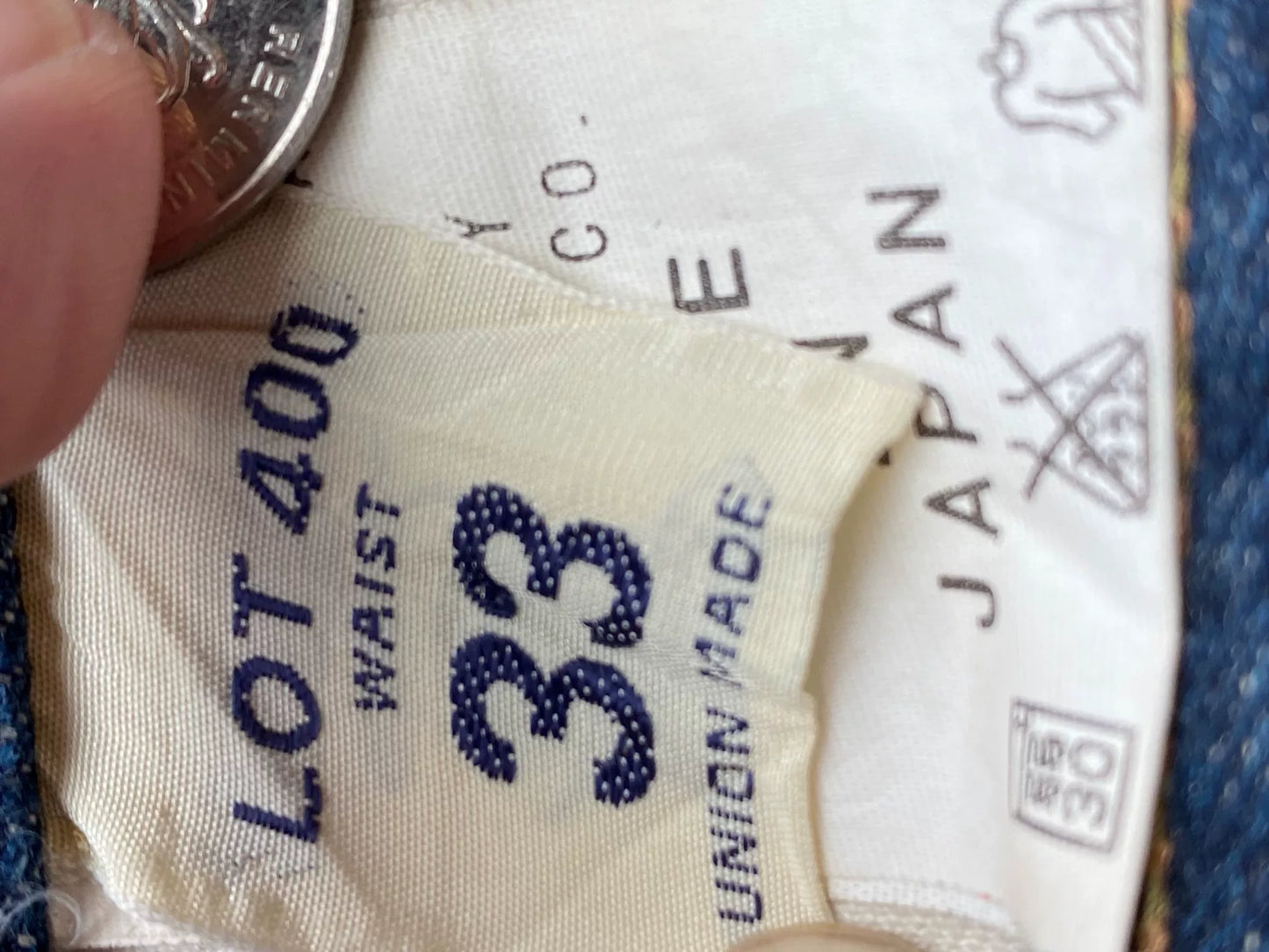 beautiful japanese red ear denim pants