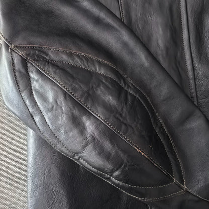 Toys McCoy Black Leather Racing Jacket