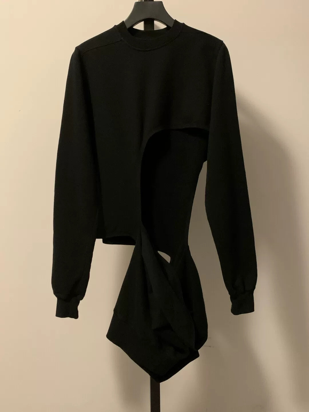 black rick owens ro sweatshirt