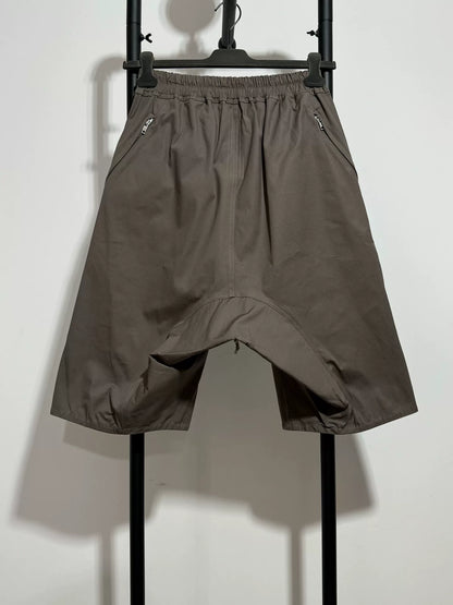 rick owens ro gap shorts in dark color