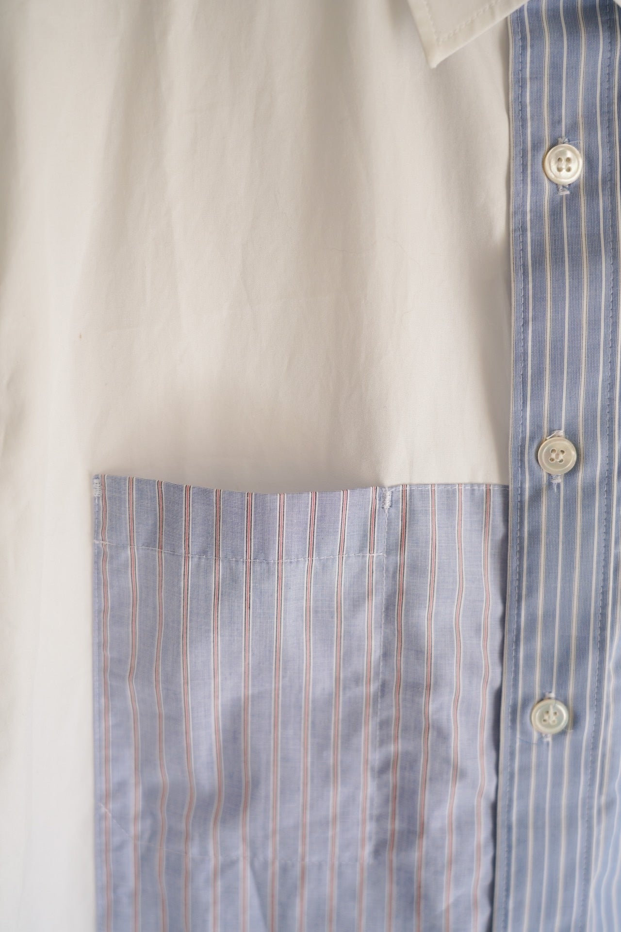 Yohji Yamamoto 13SS Blue Stripe Shirt