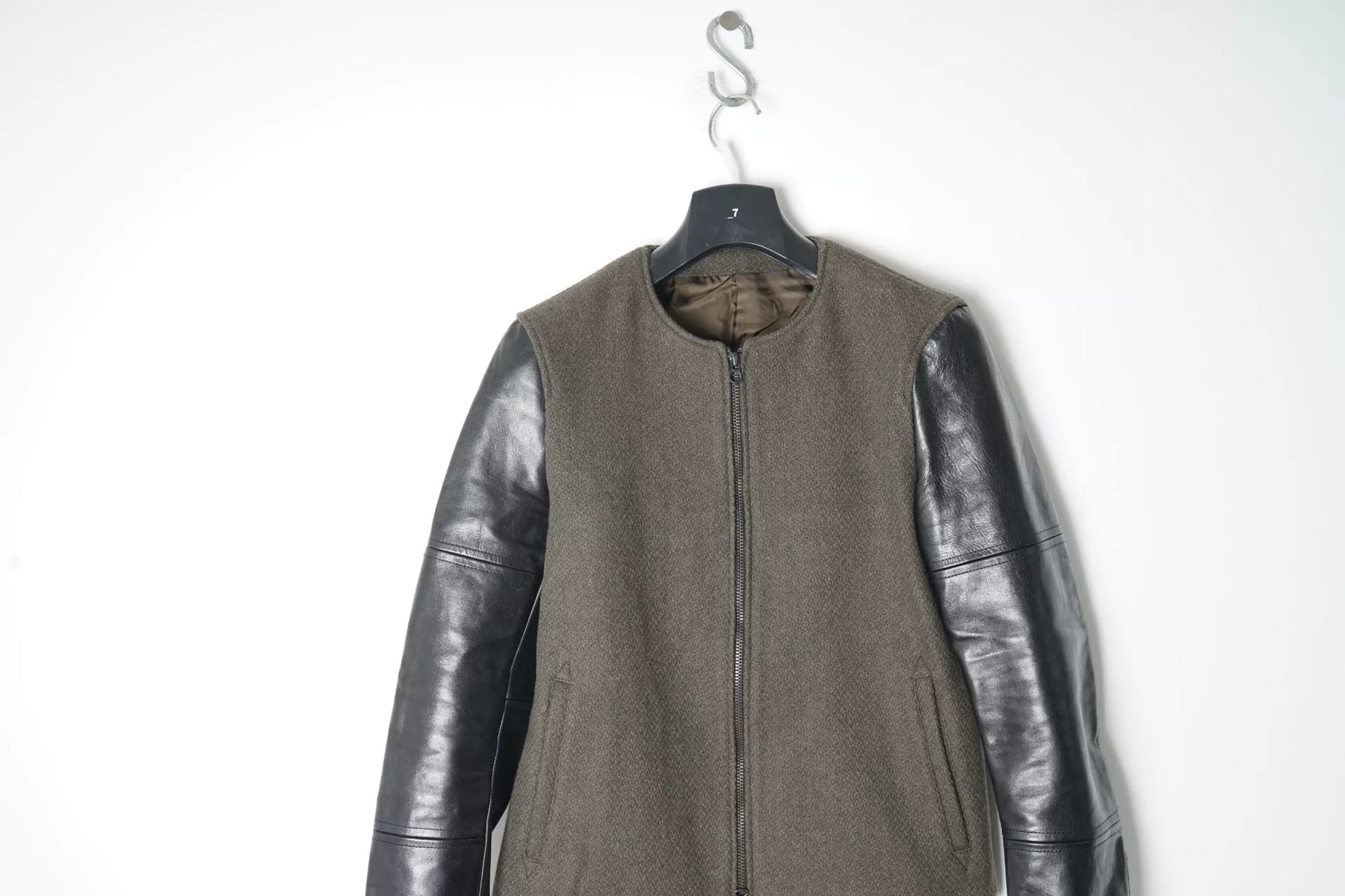 Iroquois Horse Leather Wool Coat