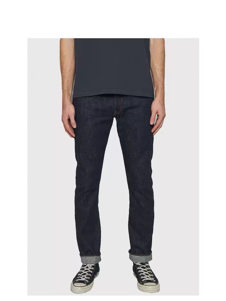 FULLCOUNT Men's Slim Raw Cone Jeans