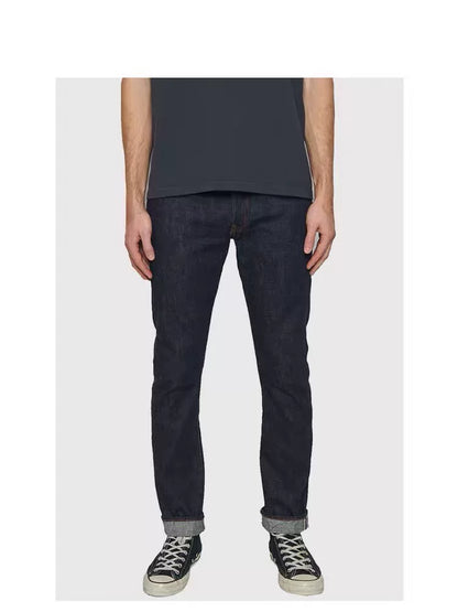 FULLCOUNT Men's Slim Raw Cone Jeans