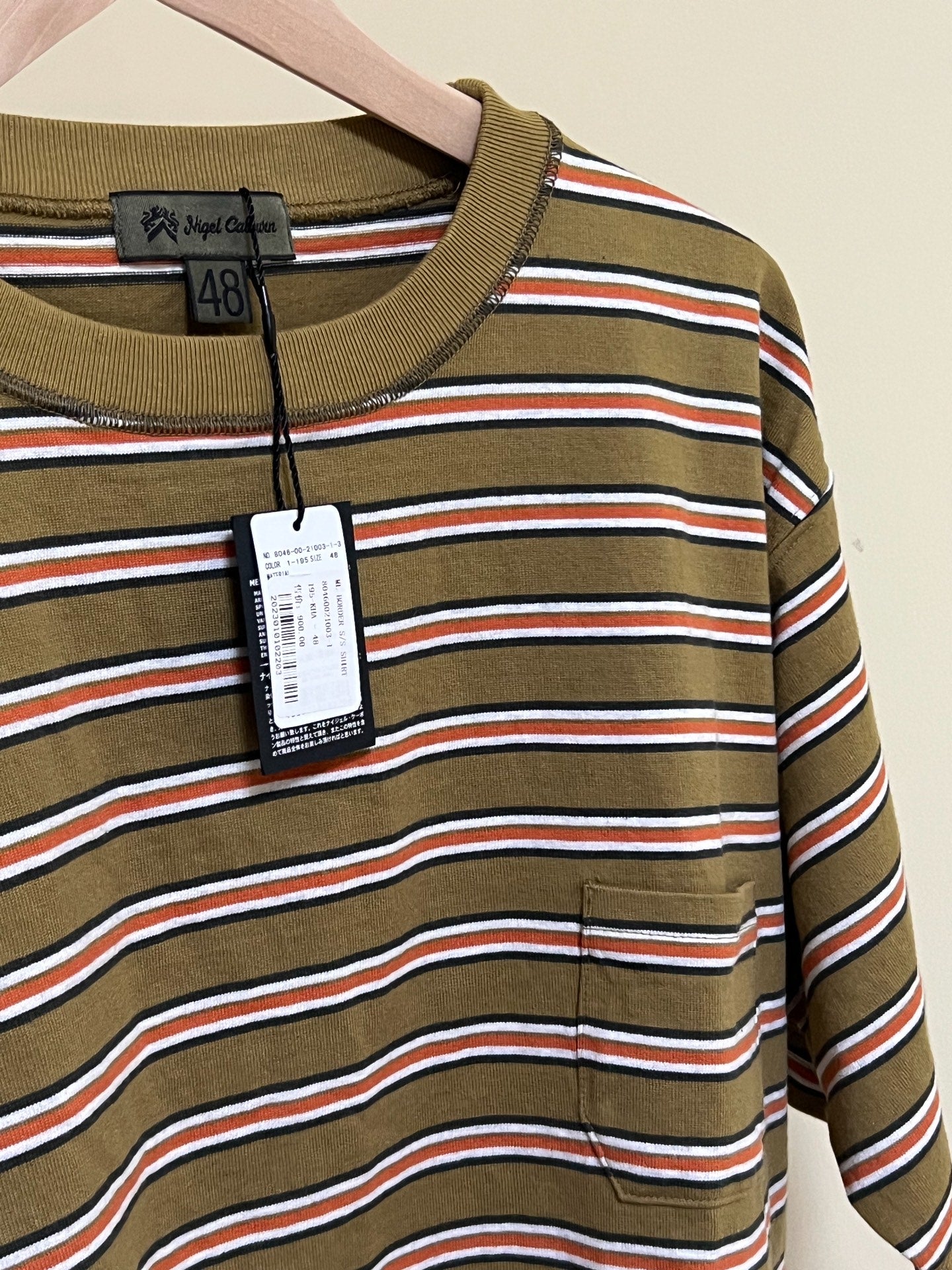 Nigel Cabourn 9.5OZ Border Stripe T-shirt