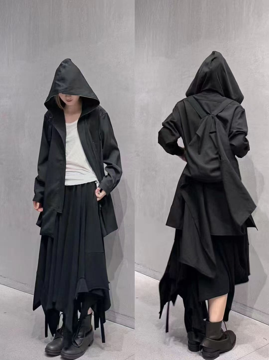 Yohji Yamamoto Zipper Hoodie Jacket