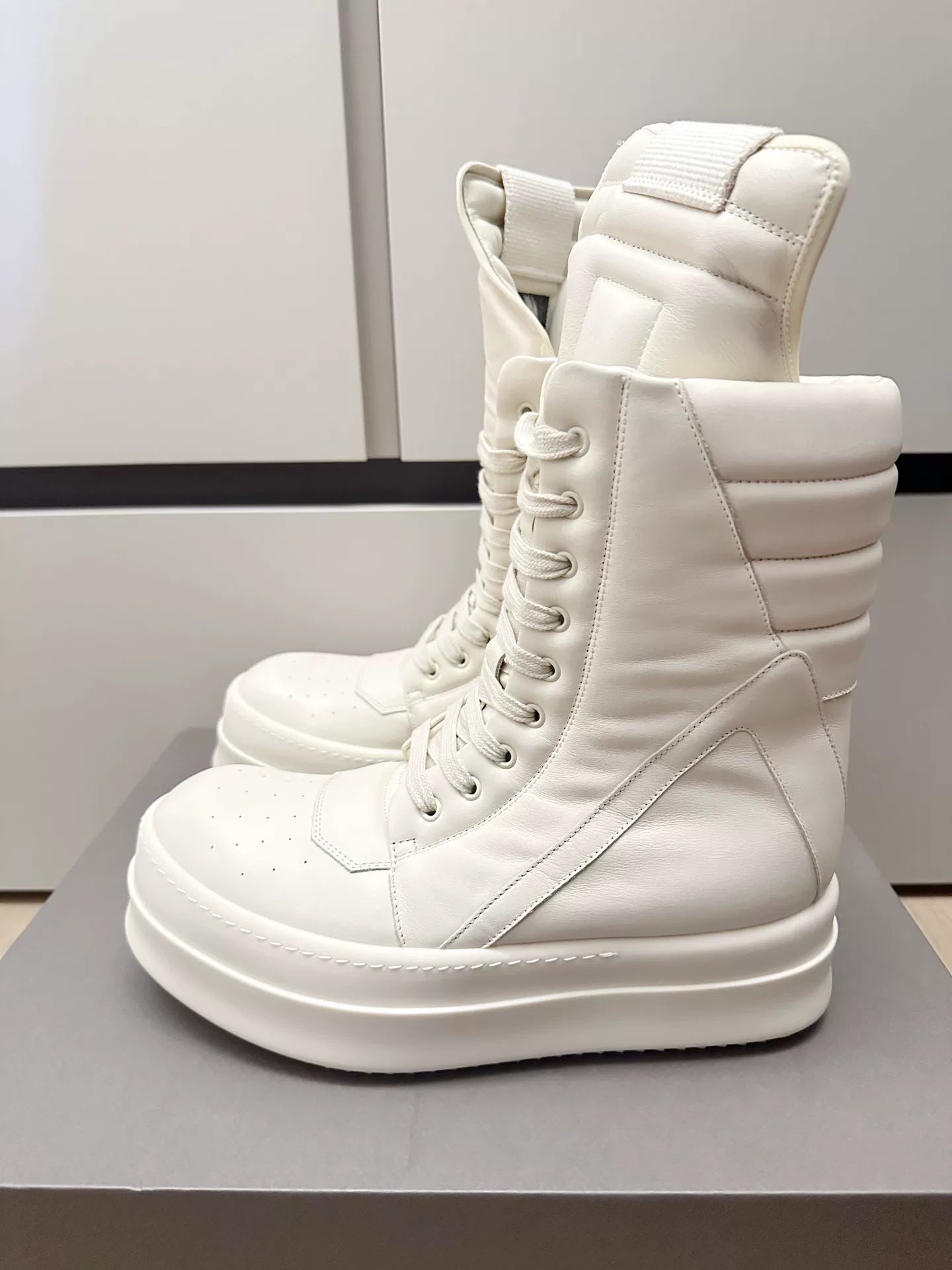 Rick Owens High-Top Thick Sole Runway