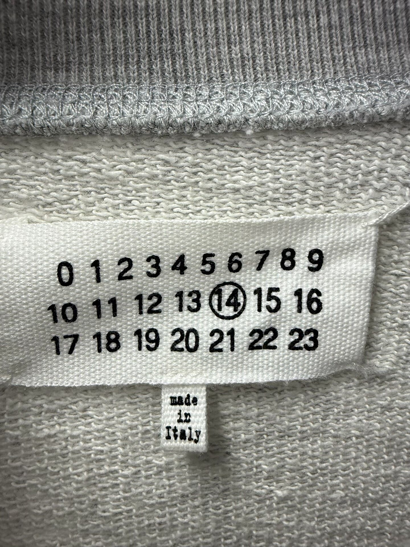 Maison Margiela Cozy Zip Jacket in Gray